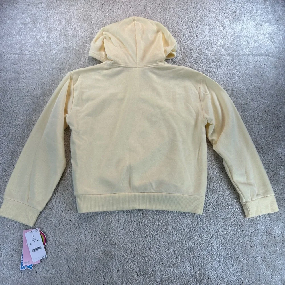 Sanrio Hello Kitty and Friends Sweet Yellow Graphic Hoodie Girls XL 14 NWT